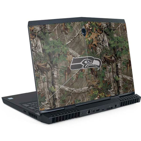 NFL Seattle Seahawks Realtree Xtra Green Camo Dell Alienware Skin